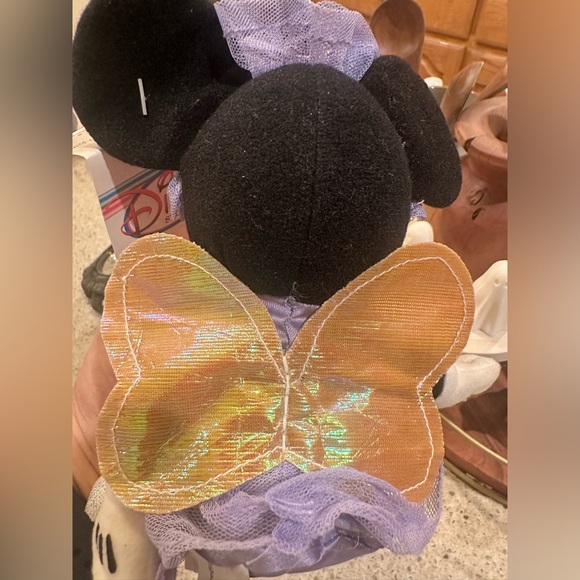 Disney World Sugar Plum Minnie  10" BEAN BAG STUFFED ANIMAL - Picture 8 of 13